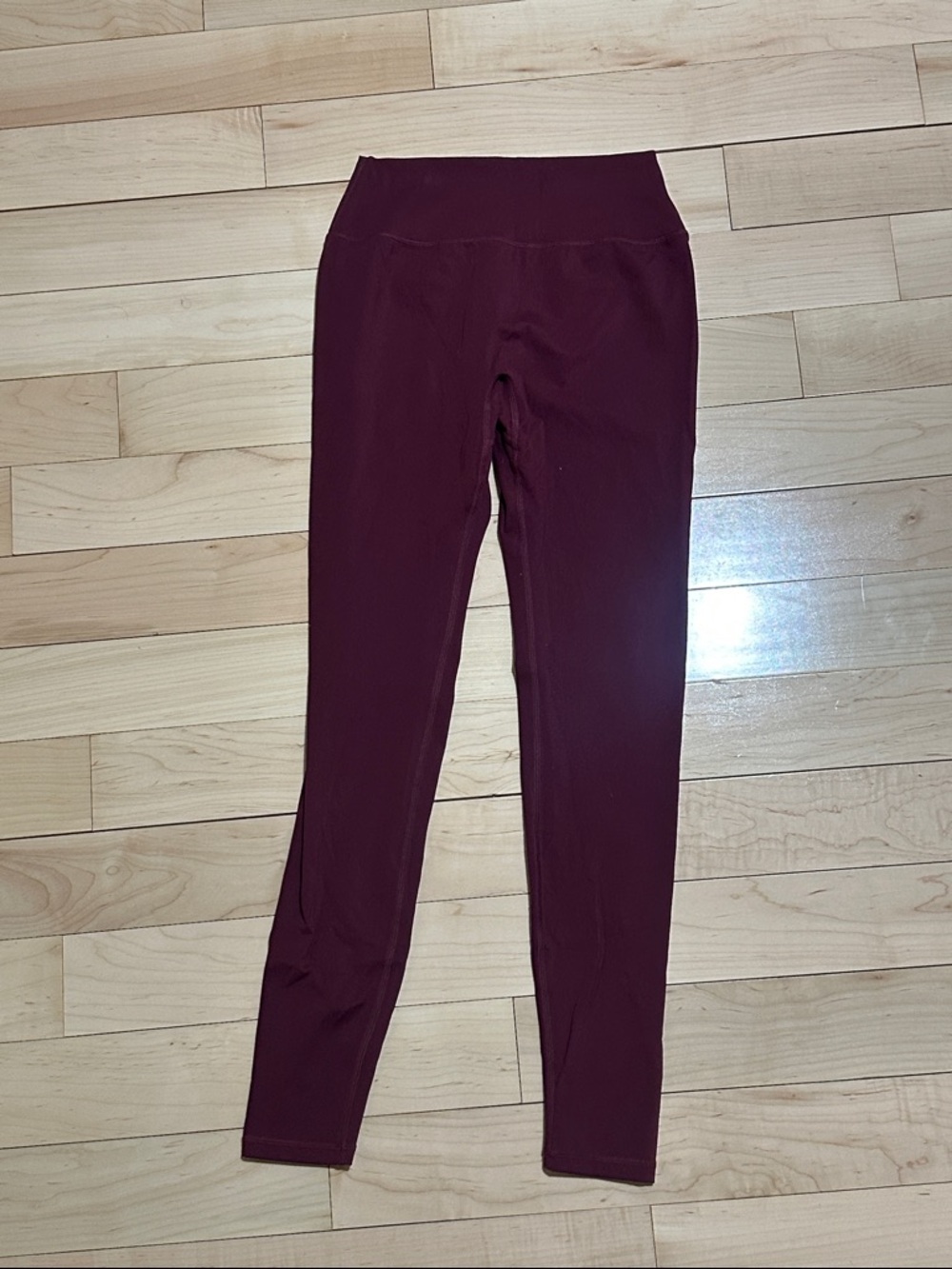 Alphalete Burgundy High-Waist Leggings